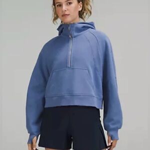 LULULEMON Scuba Oversized Half-Zip Hoodie XL/XXL Water Drop, rare color